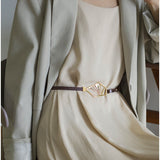 Adina – Minimalist Belt with Geometric Buckle