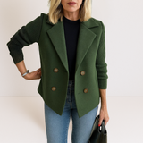 Elena - Prabangus Kasualus Švarkas" could be rewritten as "Elena - Elegant Casual Blazer.