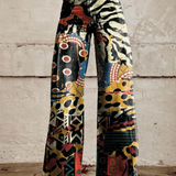 Casandra – Boho-Chic Plati Kelnės