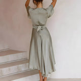 Elina | Midi Dress with Knot Detail