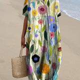 Cristina – Flower Print Dress