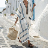 Irina – Rochie Caftan linie marină