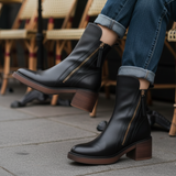 Valorine | Eleganti ekologiškos odos batai patogiu kulnu
