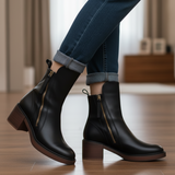 Valorine | Eleganti ekologiškos odos batai patogiu kulnu