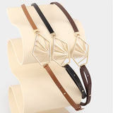 Adina – Minimalist Belt with Geometric Buckle