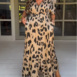 Felicia – Maksi suknelė su leopardo raštu