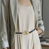 Adina – Minimalist Belt with Geometric Buckle