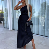 Celeste – Elegantiška ilga suknelė su viena petneša