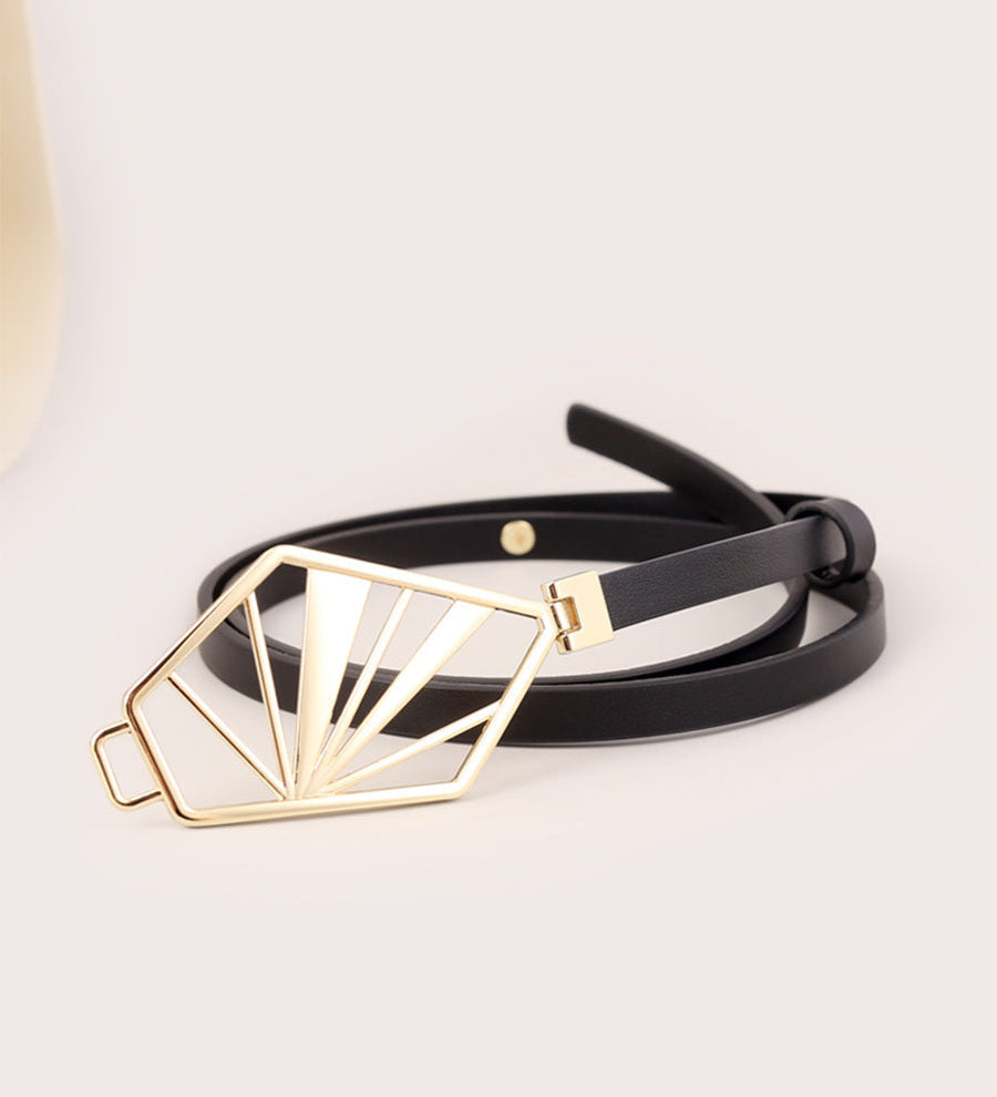 Adina – Minimalist Belt with Geometric Buckle