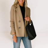 Elena - Prabangus Kasualus Švarkas" could be rewritten as "Elena - Elegant Casual Blazer.