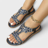 Marina – Sandale boho cu barete împletite
