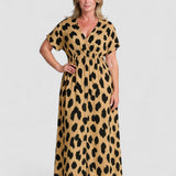 Felicia – Maksi suknelė su leopardo raštu