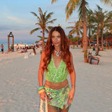 Alina – Set bikini cu fustă și top
