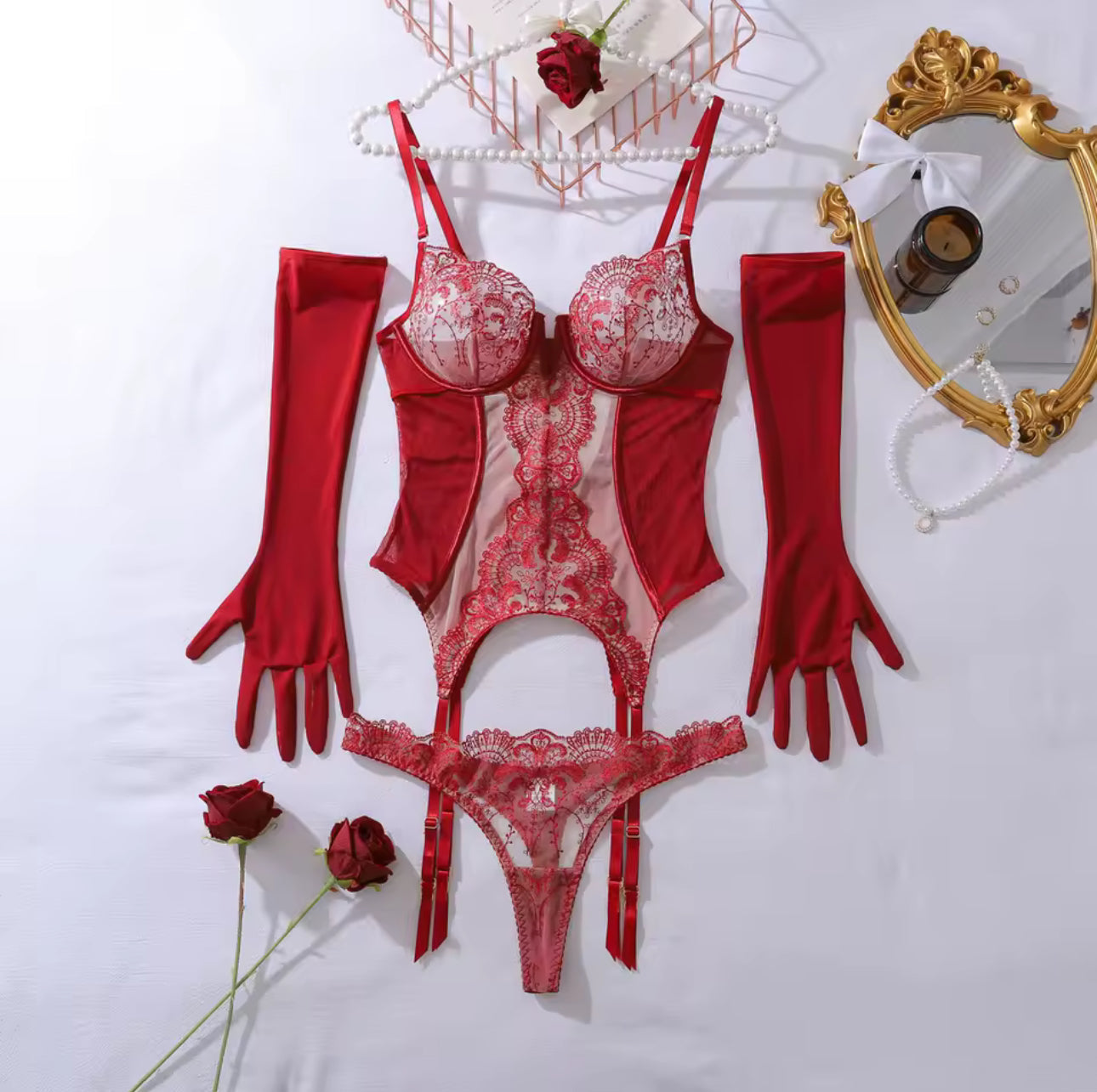 Teodora – Set lenjerie din dantelă de lux
