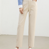 High-Waisted Casual Pants