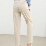 High-Waisted Casual Pants