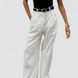 High-Waisted Loose Pants
