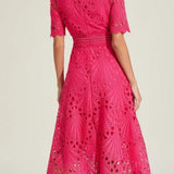 Irina – Midi Dress with Lace and Cut-Outs