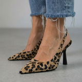 Isabelle – Leopardinio rašto Slingback bateliai