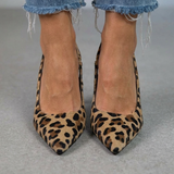 Isabelle – Leopardinio rašto Slingback bateliai