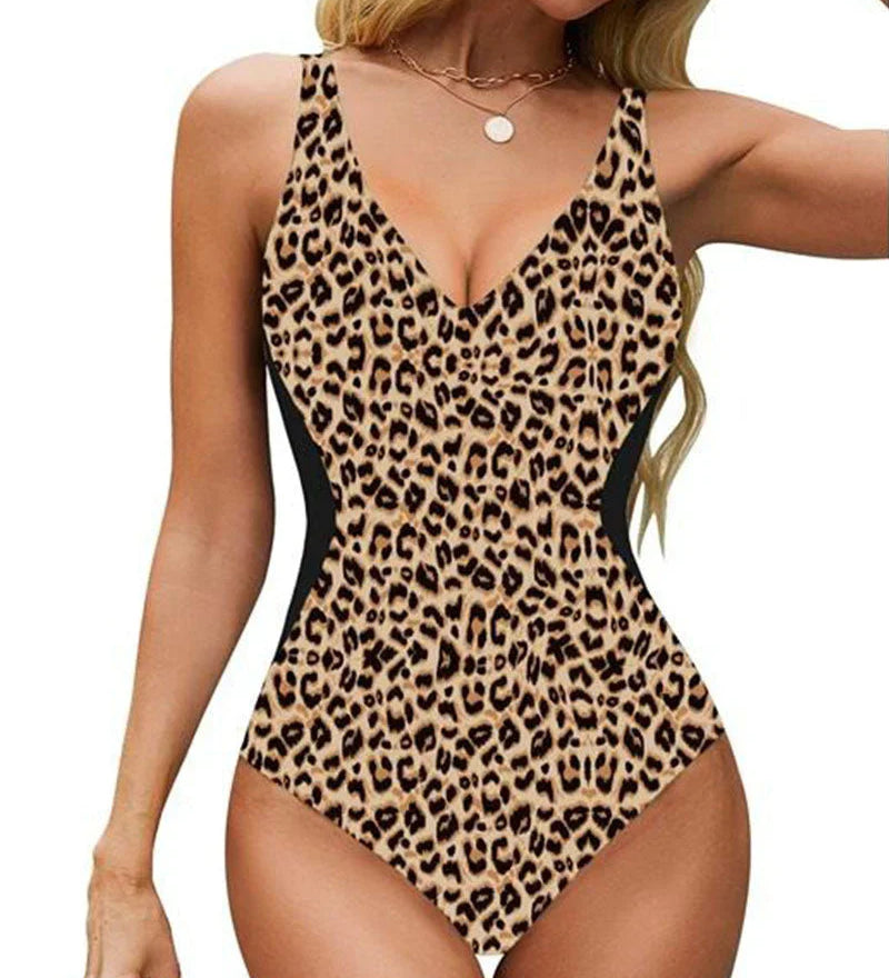 Larisa – Costum de baie cu decolteu în V