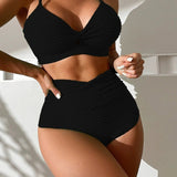 Paula – Aukšto Liemens Bikini Komplektas