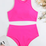 Octavia – Aukšto Liemens Sportinis Bikini Komplektas