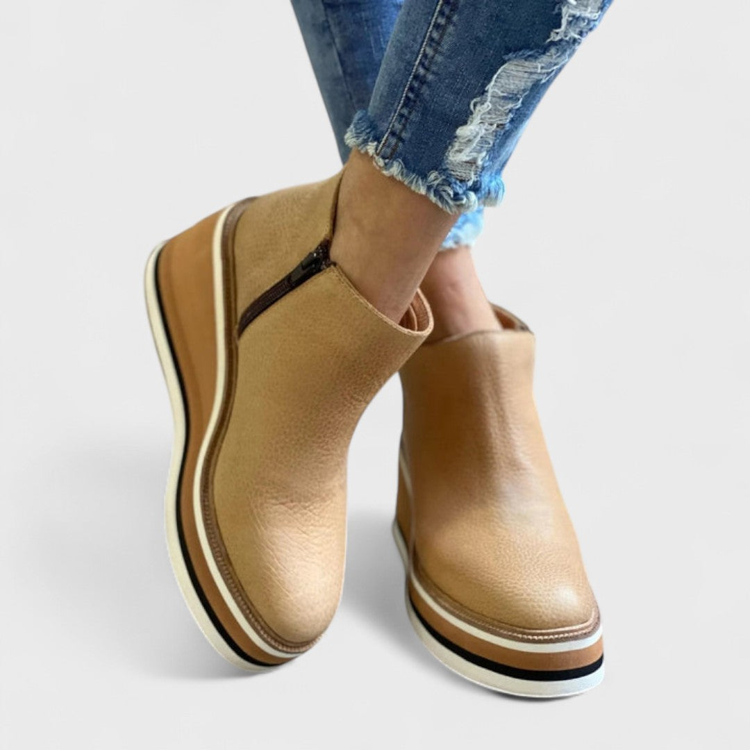 Alina – Botine din piele ecologică