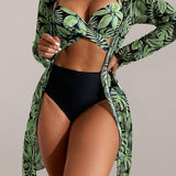 Carmen – Tropinis 3-Dalių Bikini Rinkinys