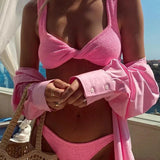Corina – Bikini Set with Twisted Top and Low Waist