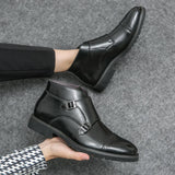Parker | Dvigubo dirželio "monk strap" tipo batai iš dirbtinės odos