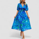 Jenny – Rochie midi cu decolteu în V