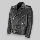 Massimo | Geacă de Biker din Piele Sintetică
