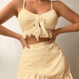 Sanda – Set elegant de înot din 3 piese cu volane