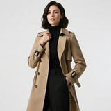 Sienna – Trench Coat Clasic cu Design European