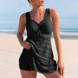 Grațiela – Rochie de baie Tankini cu pliuri
