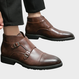 Parker | Dvigubo dirželio "monk strap" tipo batai iš dirbtinės odos