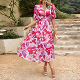Jenny – Rochie midi cu decolteu în V