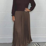 Mădălina – Maxi suknelė su klostėmis