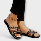 Mona – Šlepetės su leopardo raštu