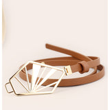 Adina – Minimalist Belt with Geometric Buckle