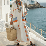 Mara – Mėlyna Kaftan suknelė iš Graikijos
