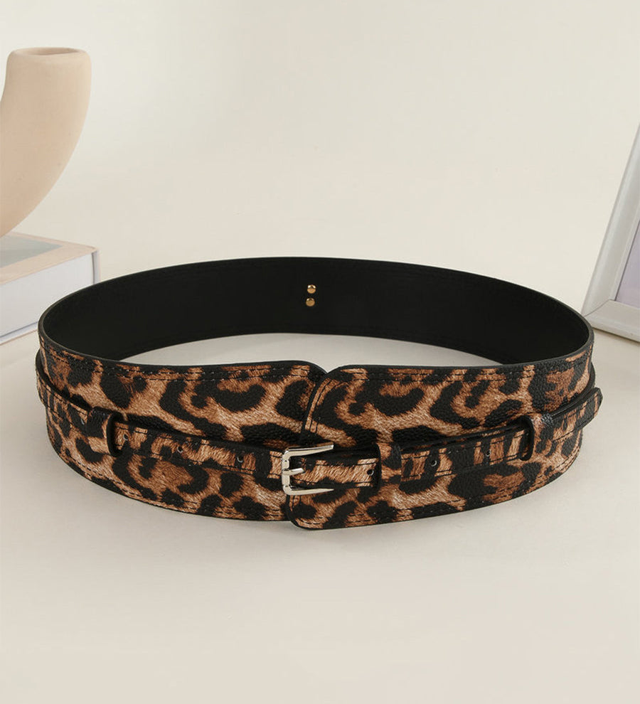 Florica – Asimetrinis diržas su leopardų raštu