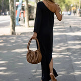 Enya – Rochie de Damă Elegantă Asimetrică cu un Umăr