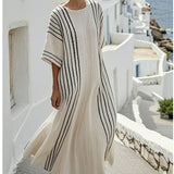 Lidia – Rochie Caftan strălucire estivală
