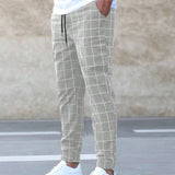 Shane | Pantaloni Jogger Eleganți cu Carouri