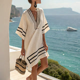 Margareta – Minimalist Blue Kaftan Dress