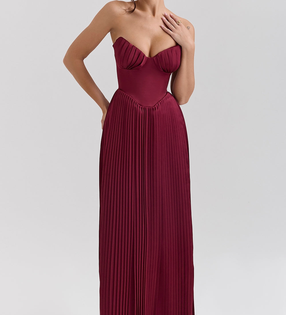 Orielle – Eleganti moteriška Maxi suknelė „Drape Bloom“