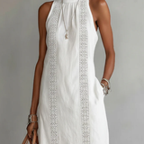 Luminița – Ornamental Halter Dress